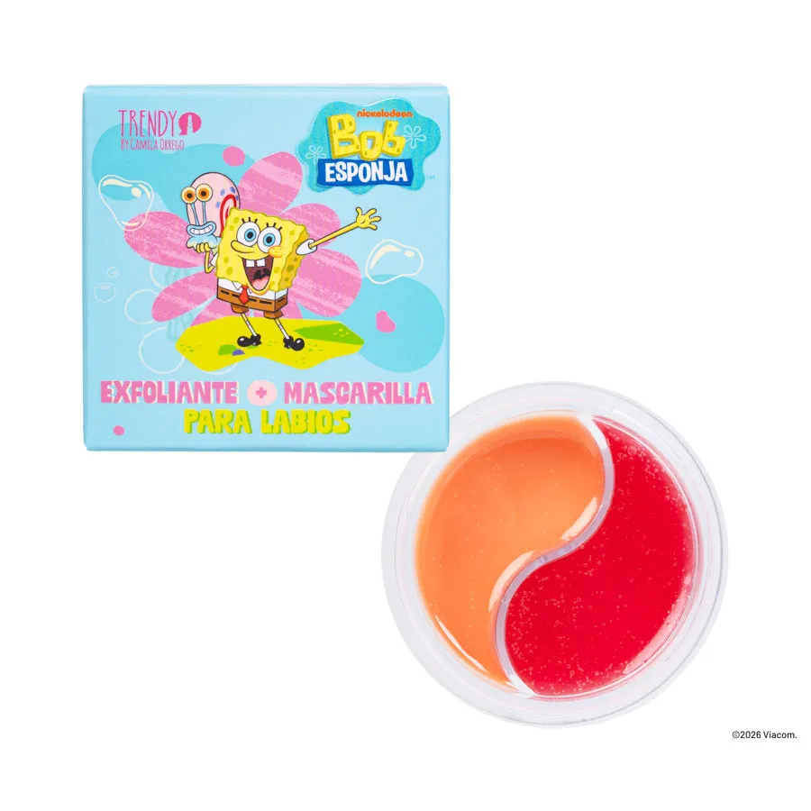 Duo Exfoliante y Mascarilla de Labios Bob Esponja