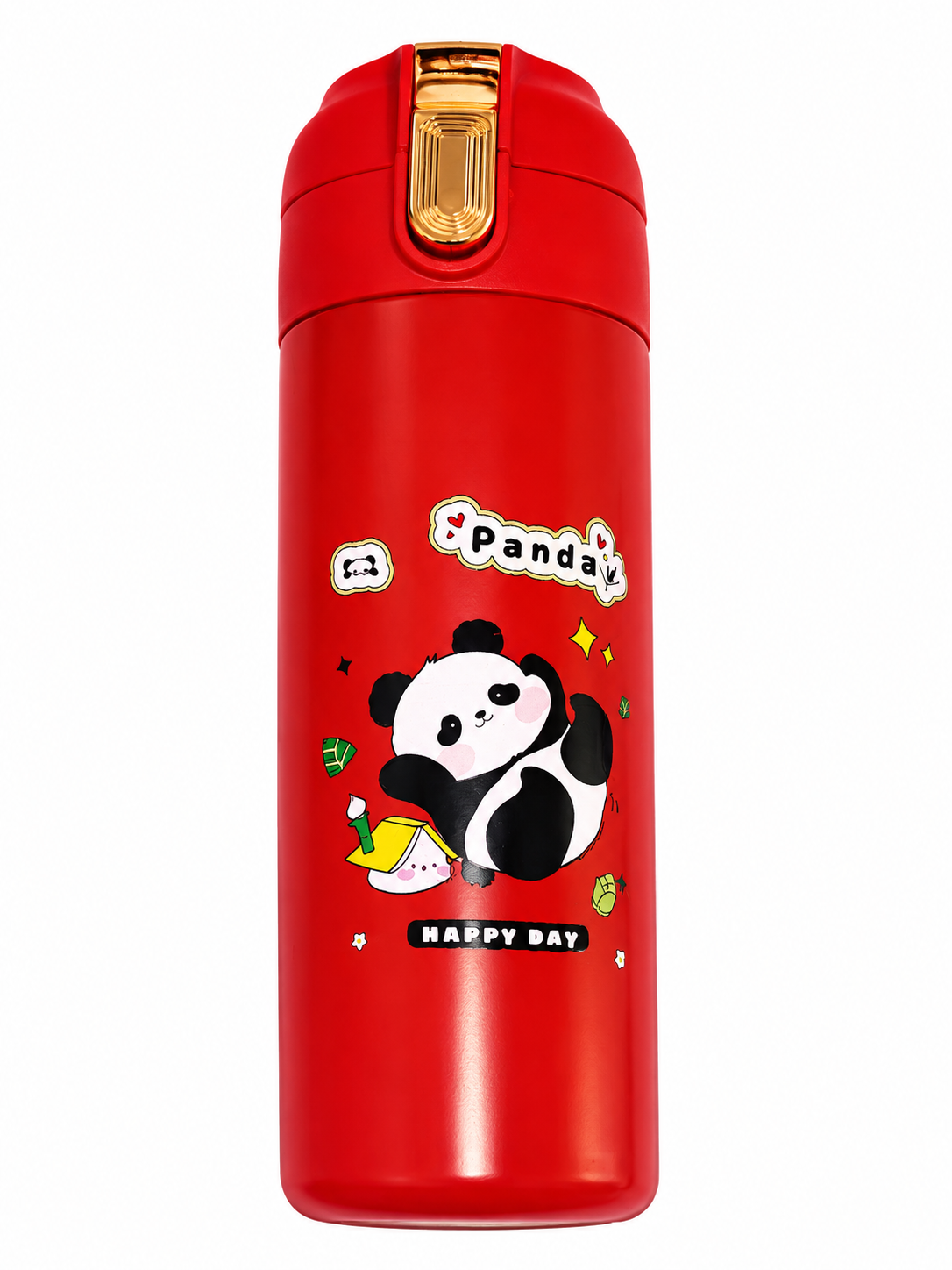 Termo rojo panda