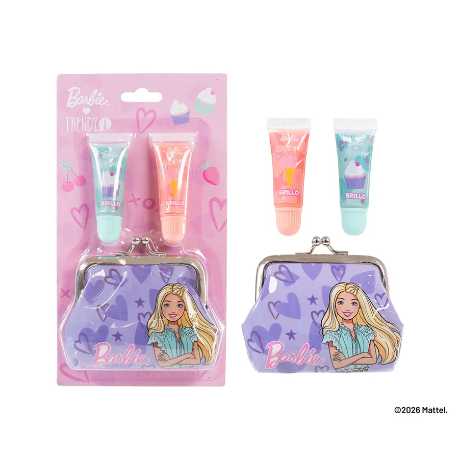 Kit Brillo Monedero Amigas Barbie