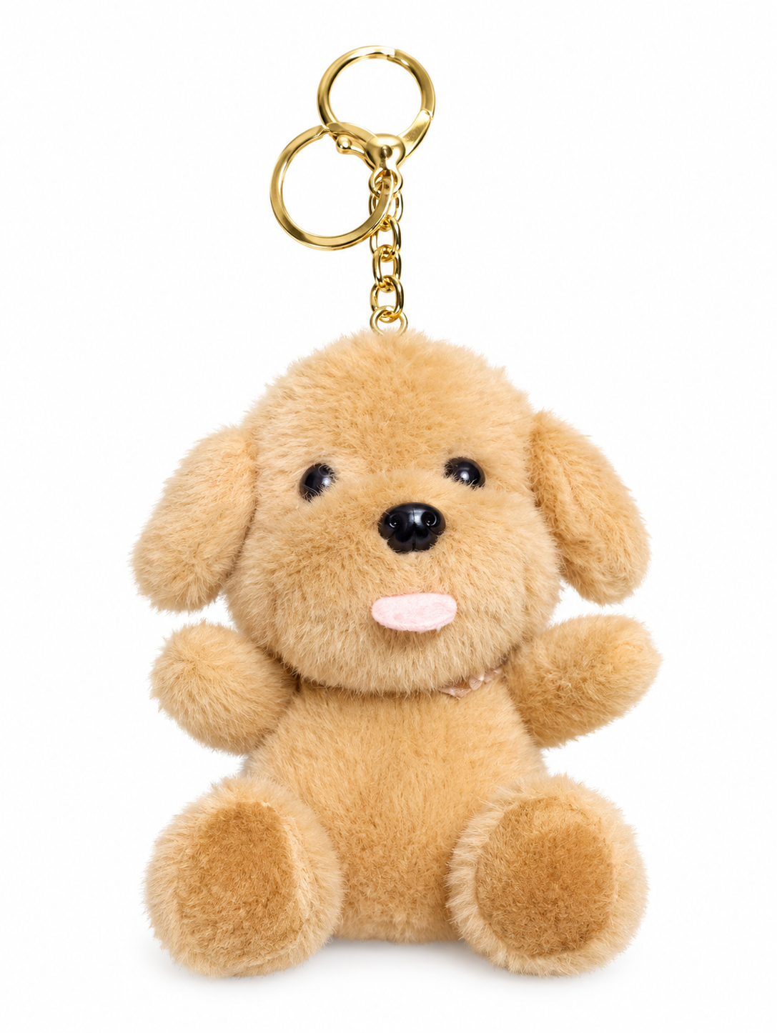 Llavero perrito café